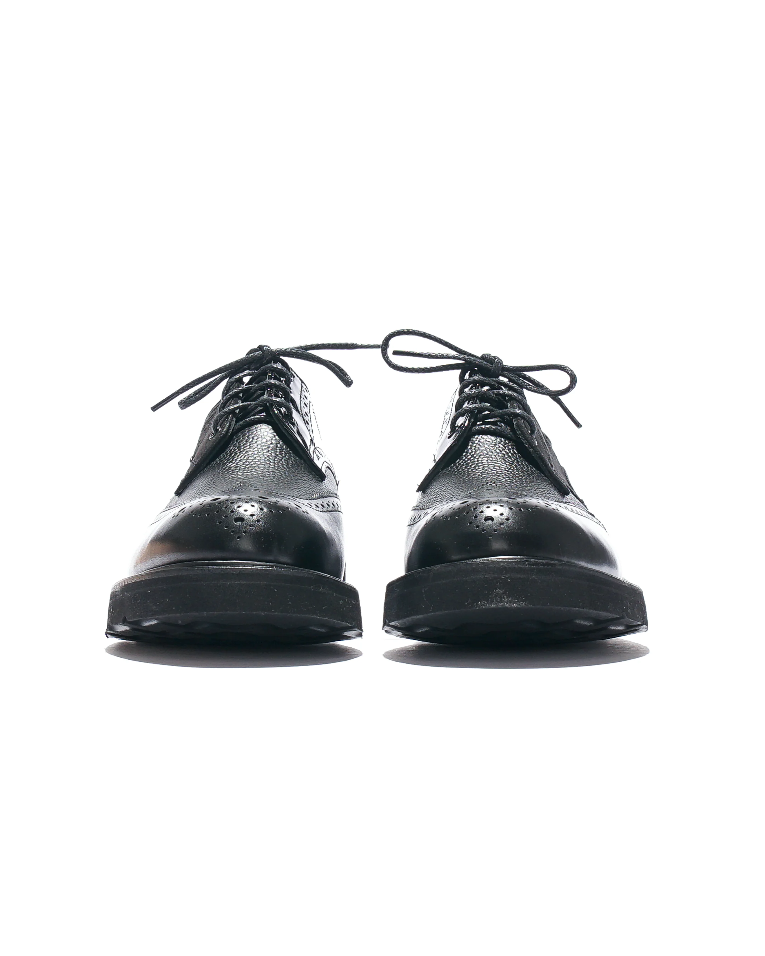 Bourton Brogue  - Black Multi Tone Morflex - Image 6