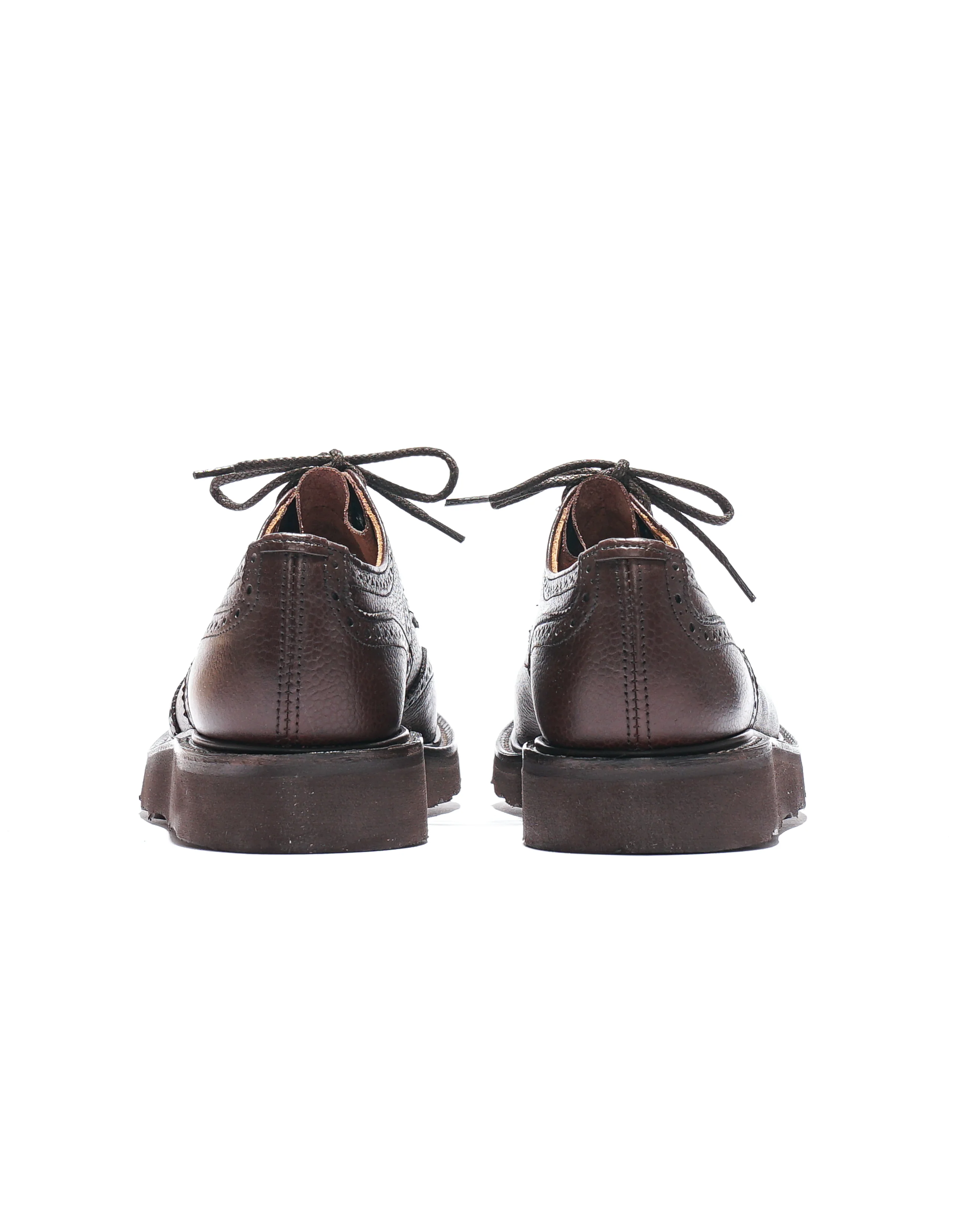 Engineered Garments x Tricker's  Asymmetric Gibson - Brown Scotch Grain Morflex - Image 7