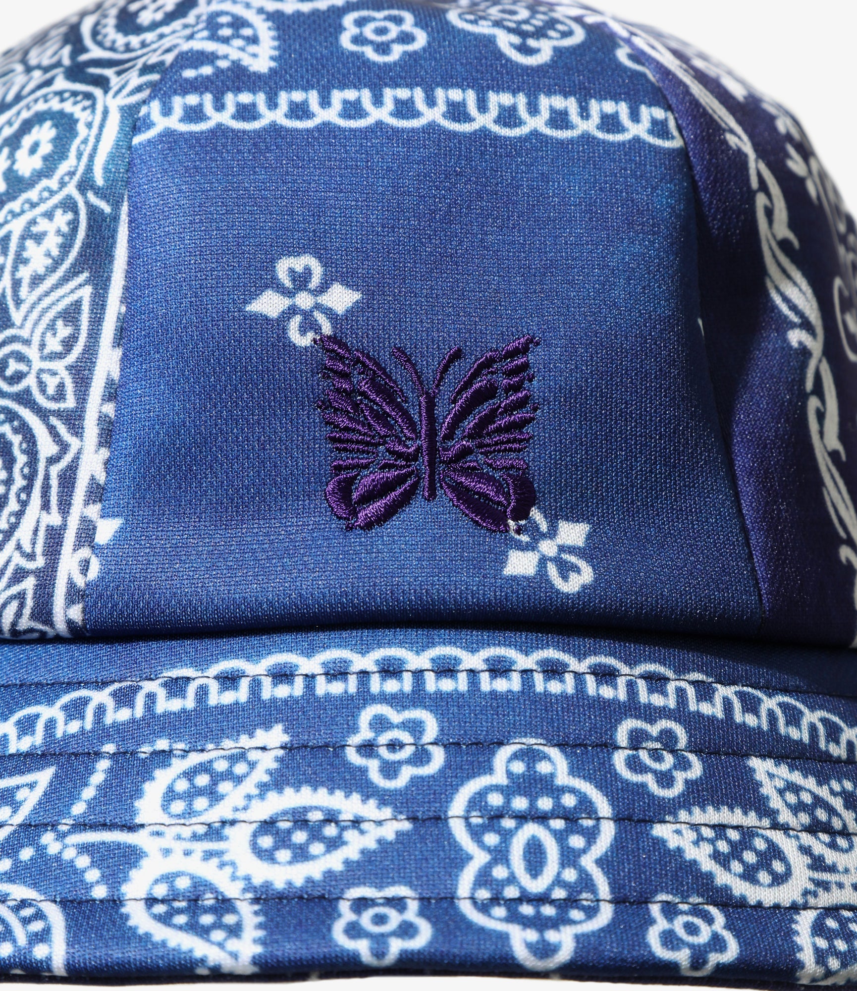 Needles x MIYAGIHIDETAKA - Bermuda Hat - Navy - Bandana Print - Image 4