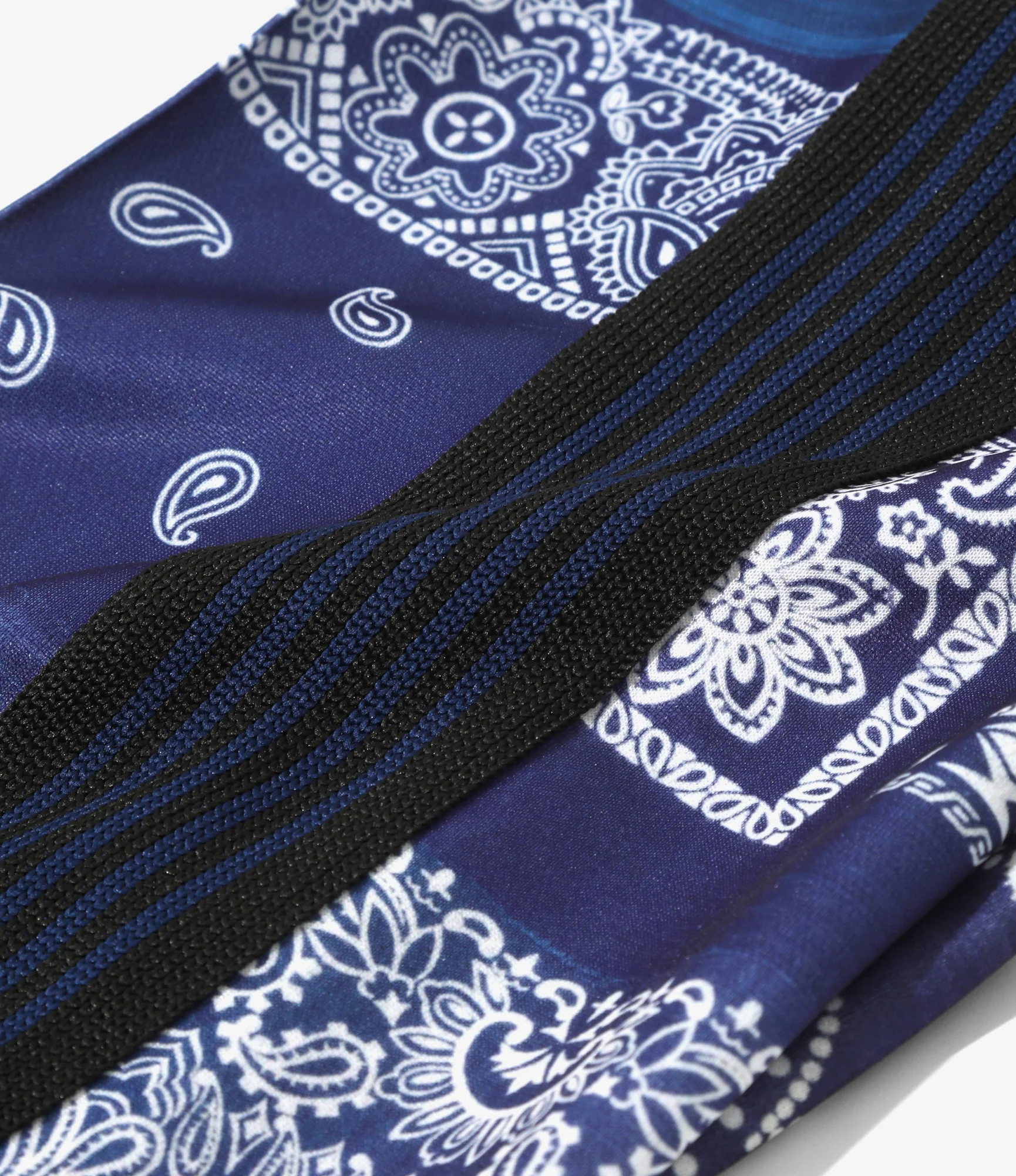 Needles x MIYAGIHEDTAKA - Boot-Cut Track Pant - Navy - Bandana Print - Image 6