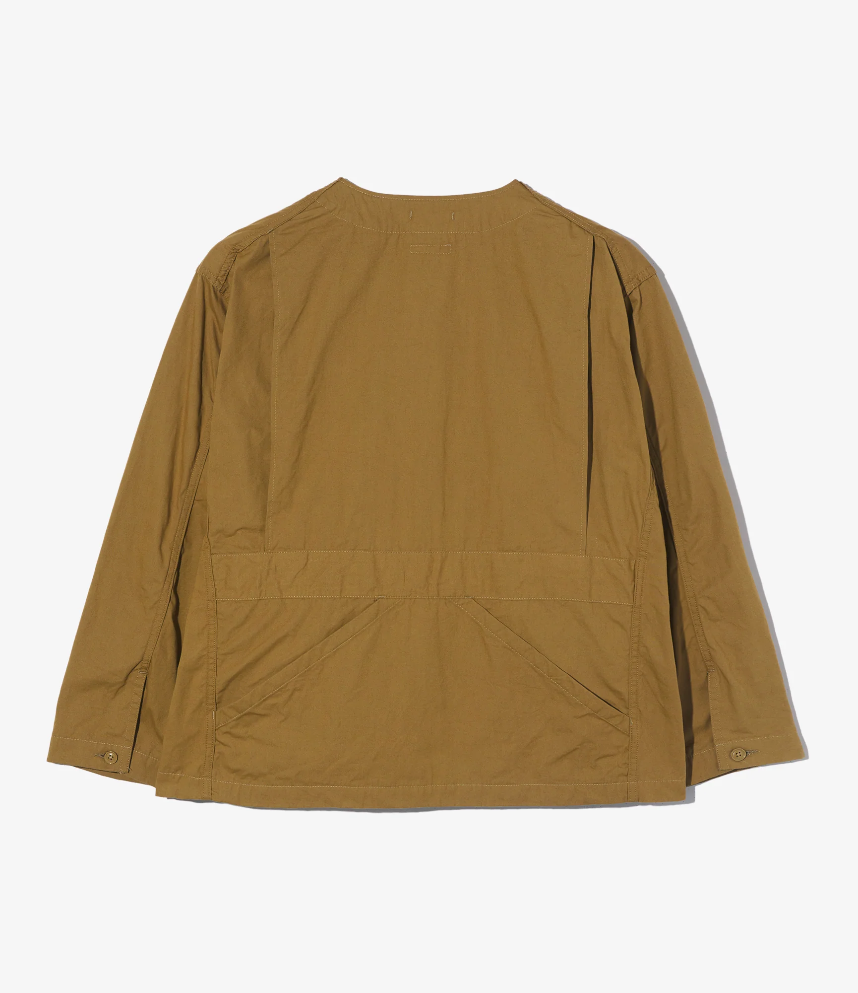 Cardigan Jacket - Dk. Khaki Cotton Crosgrain - Image 2