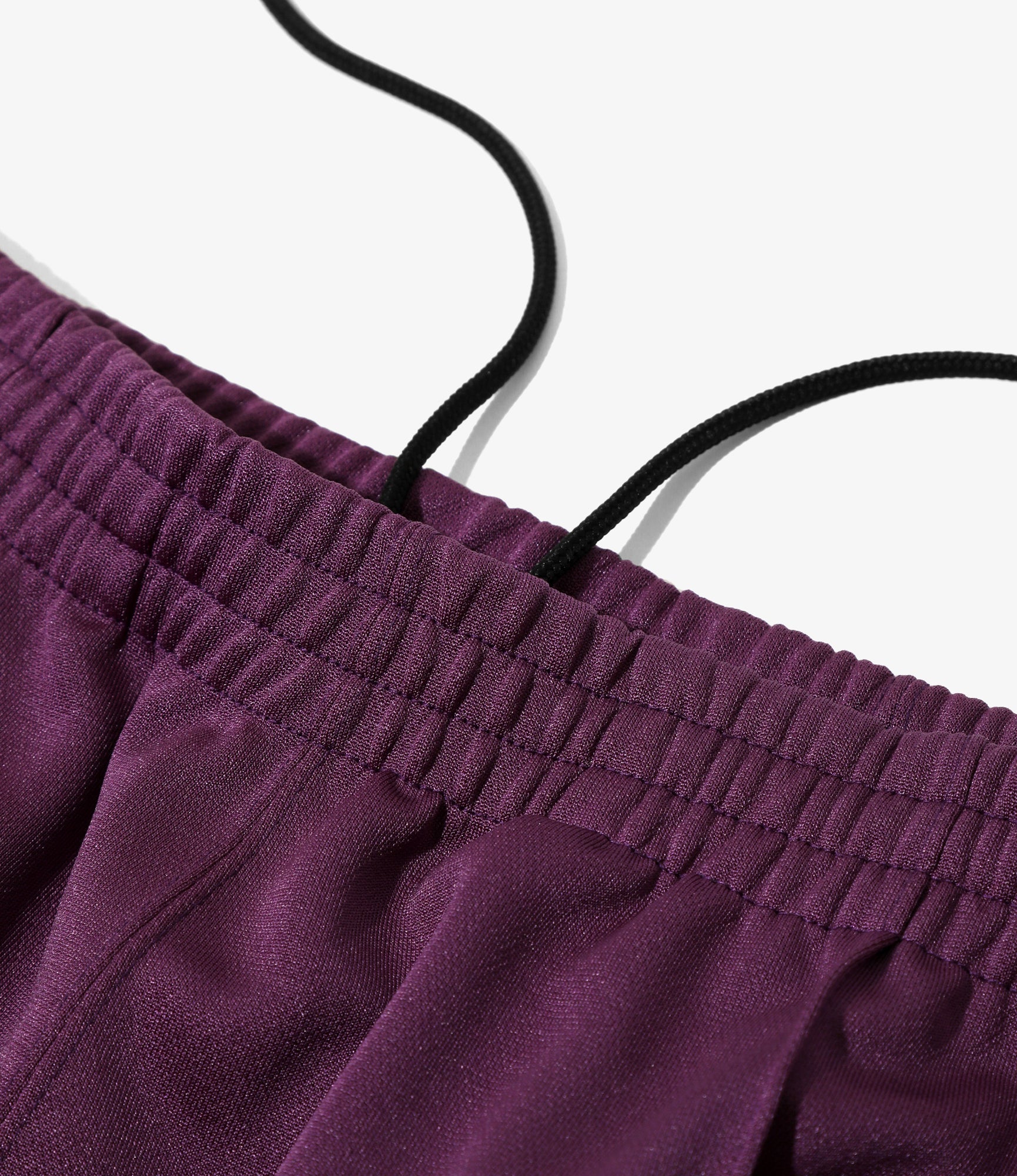 Cropped Sarouel Track Pant - Purple - Poly Smooth - Image 3