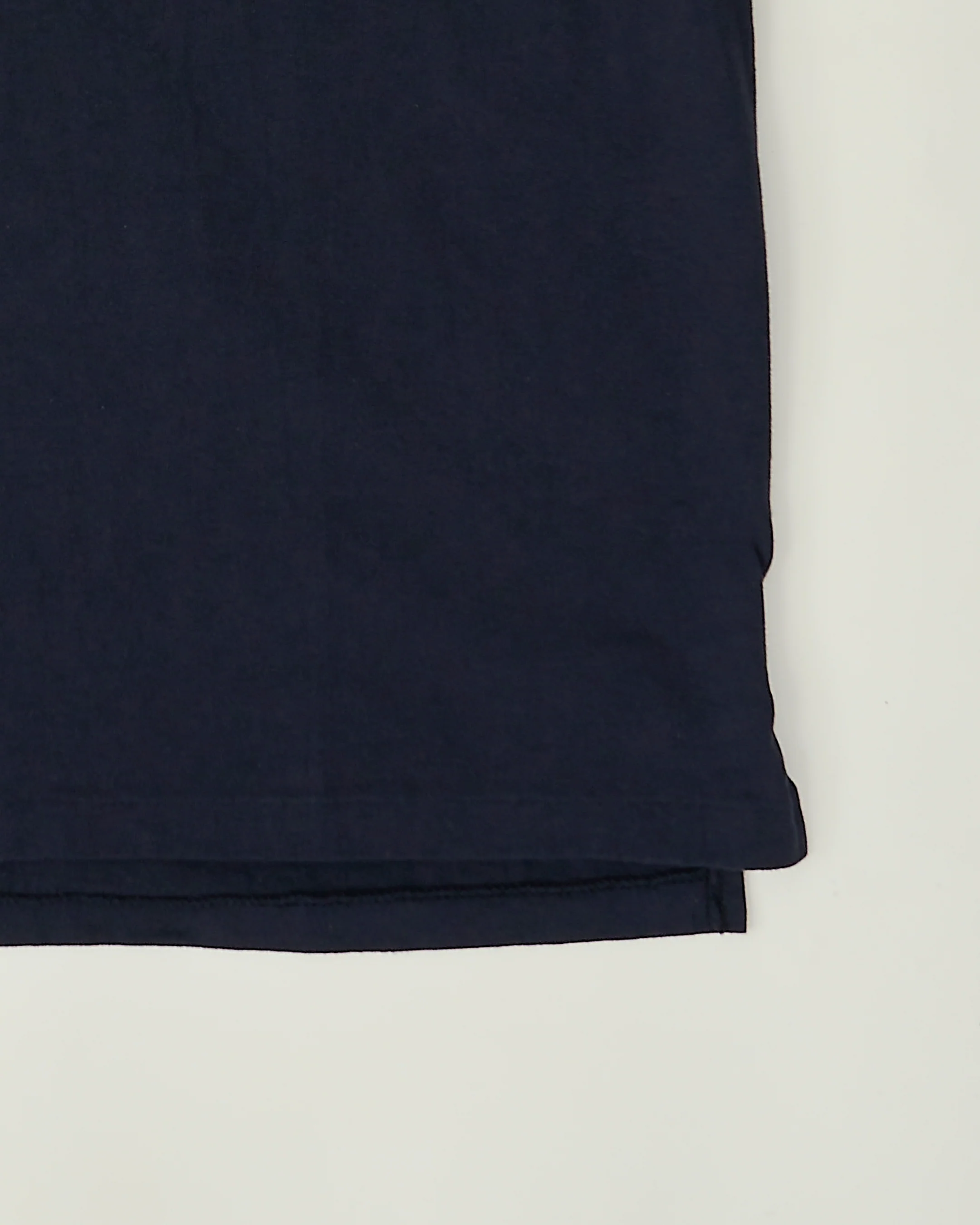 Cross Crew Neck  Pocket Tee - Navy - Image 4