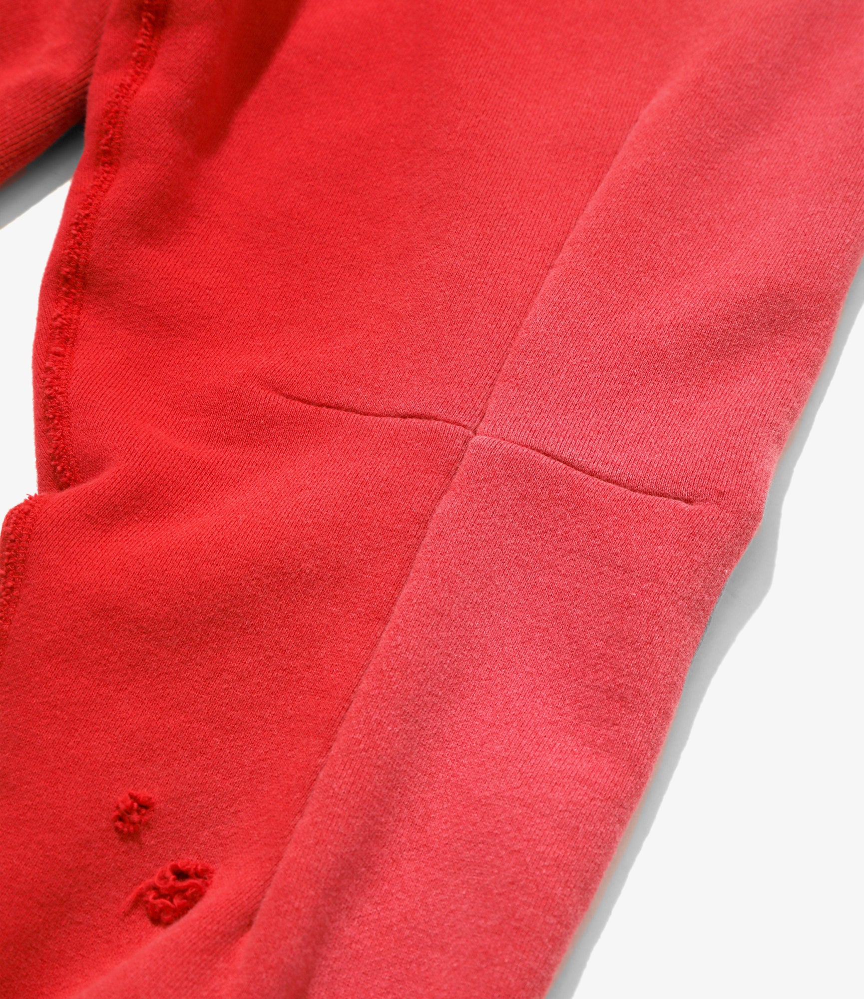 Darts Sweat Hoody - Red - French Terry - Image 4
