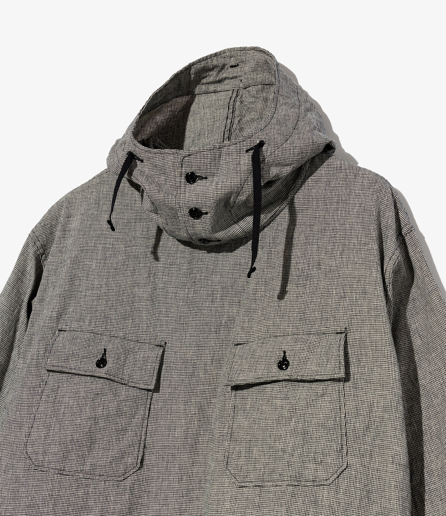 Cagoule Shirt - Black/Grey CL Houndstooth - Image 3