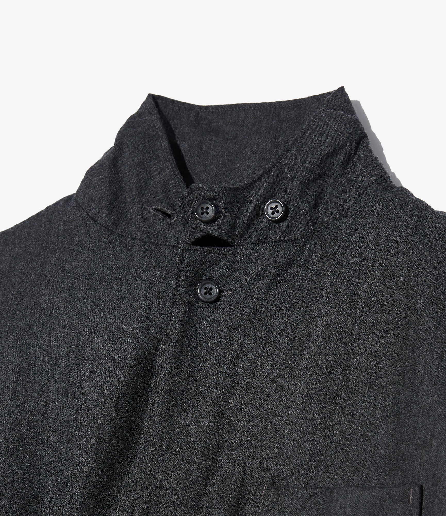 Loiter Jacket - Charcoal High Count Worsted Wool - Image 3
