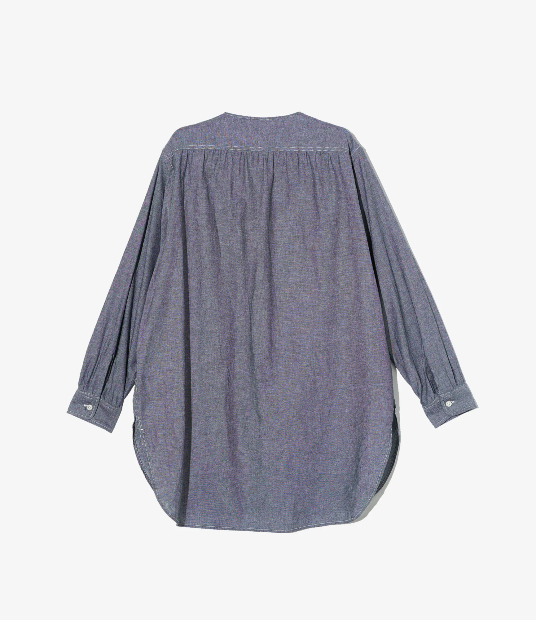 Women's VARI Shirt - Grey Cotton Chambray - Image 2