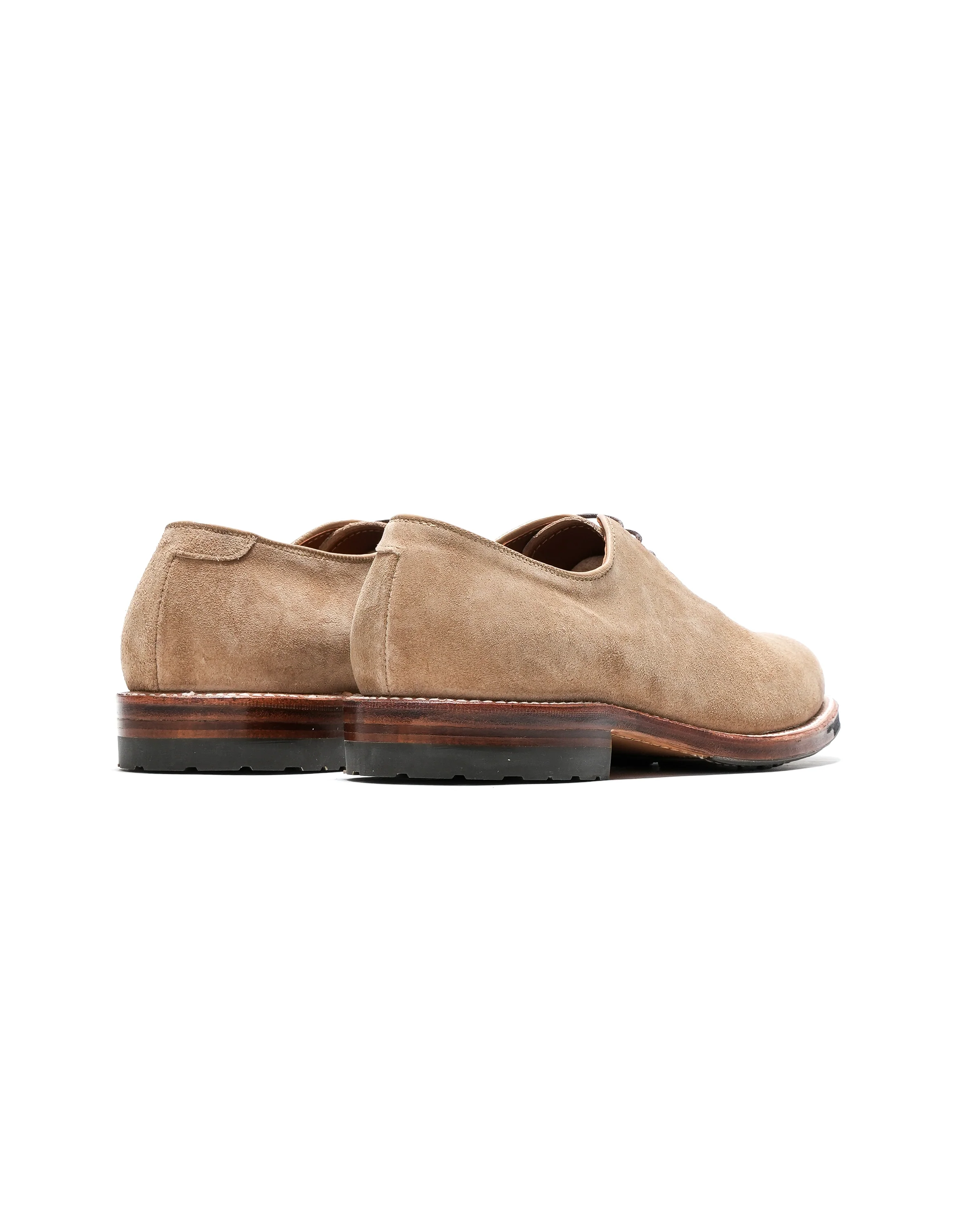 Engineered Garments x Alden - Wholecut  Plain Toe Oxford - Tan Suede - Image 3