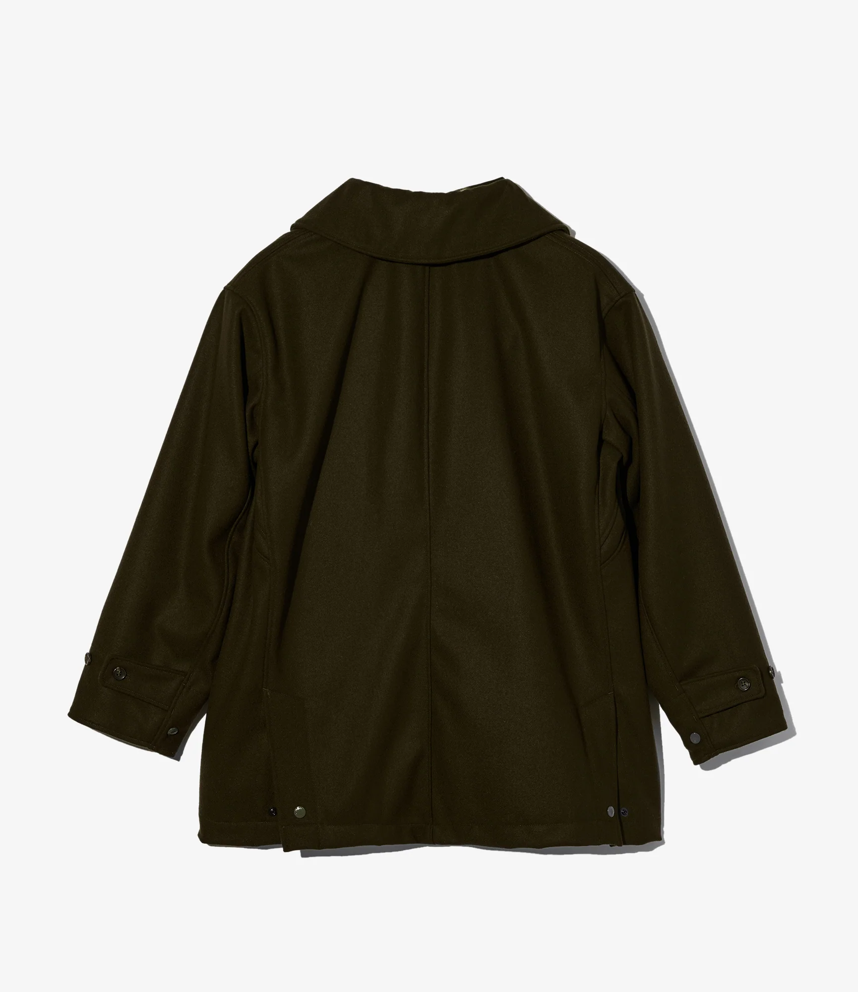 Fireman Jacket - Olive 24oz Wool Melton - Image 2