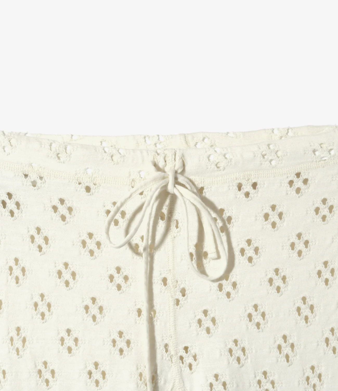 Frill Pants - Natural - Cutwork - Image 3