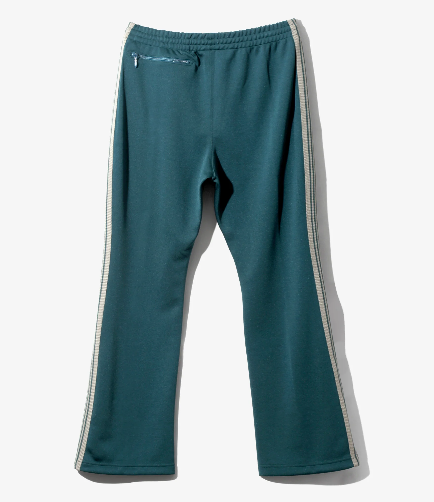 Boot-Cut Track Pant - Green - Poly Smooth - Image 5