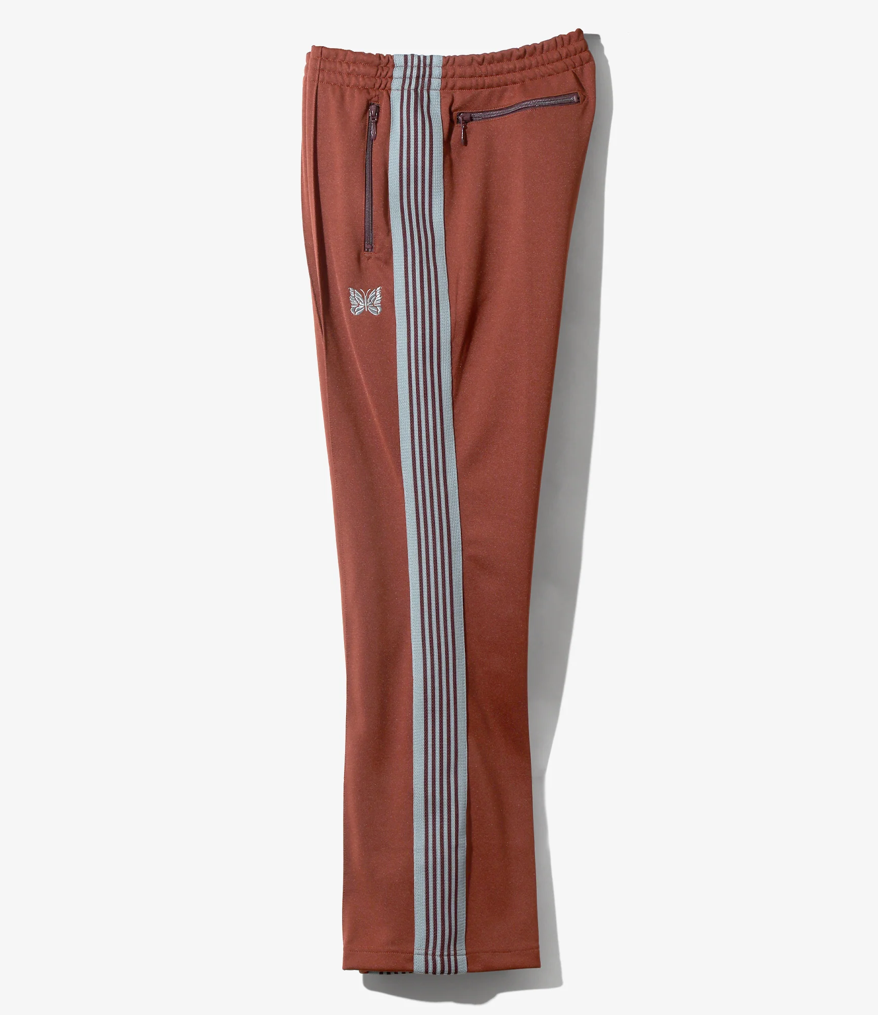 Boot-Cut Track Pant - Rust - Poly Smooth - Image 3