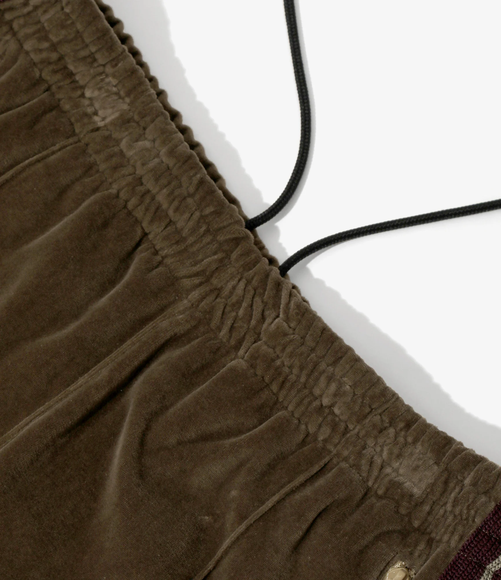 Boot-Cut Track Pant - Taupe - C/PE Velour - Image 4