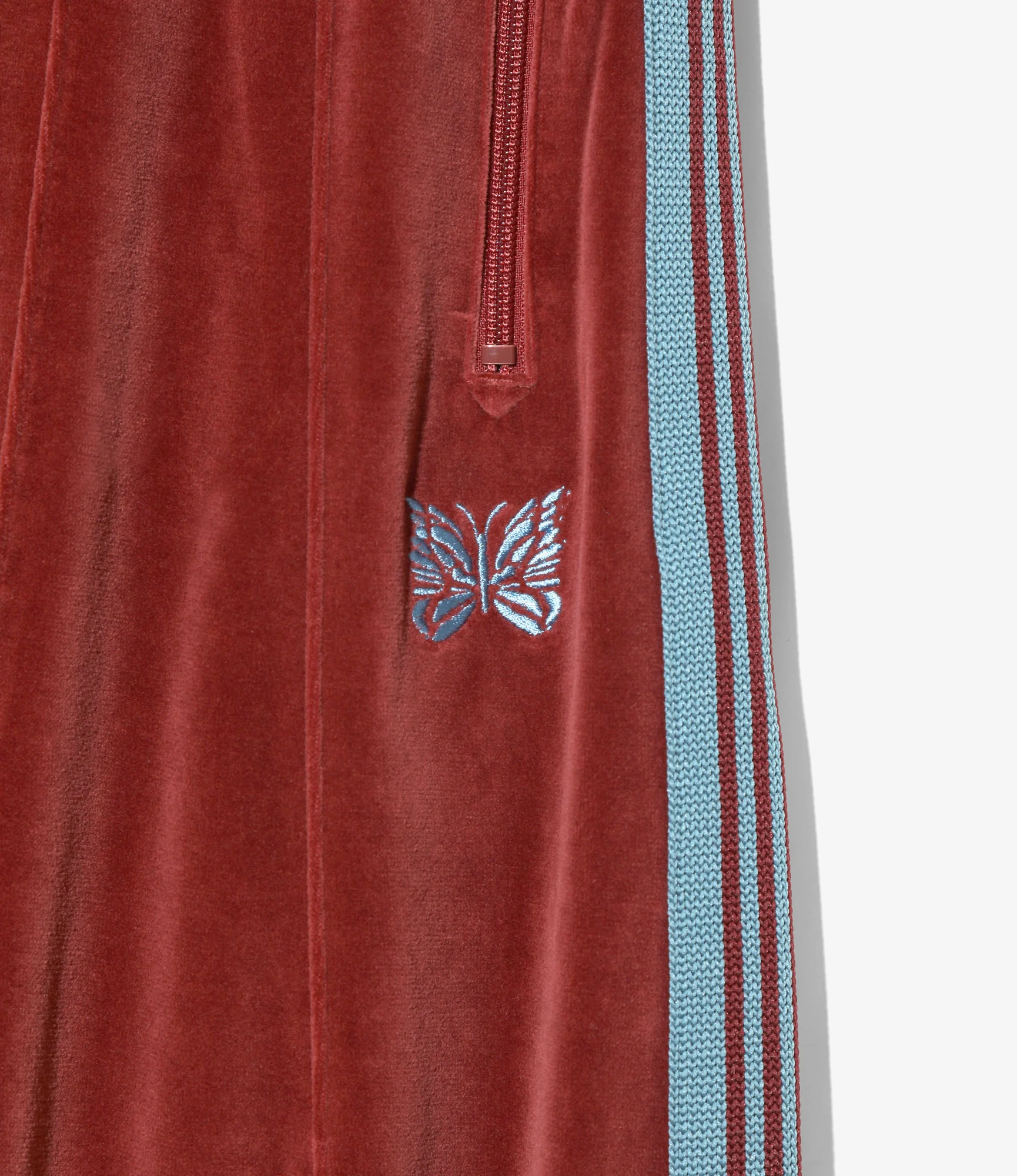 H.D. Track Pant - Burgundy - C/PE Velour - Image 3
