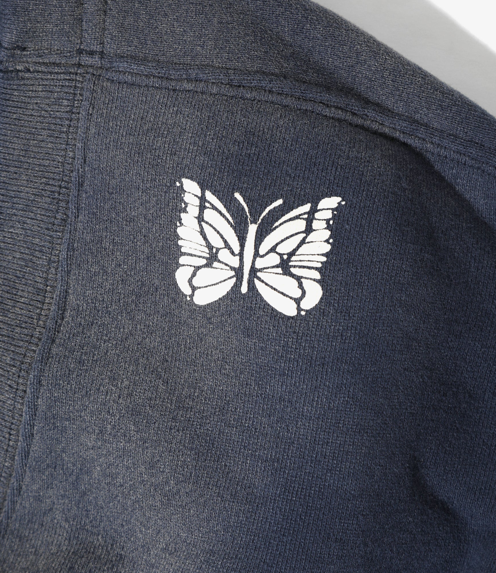 Nepenthes Special - Deconstructed Balaclava - Navy - Cotton French Terry - Image 2