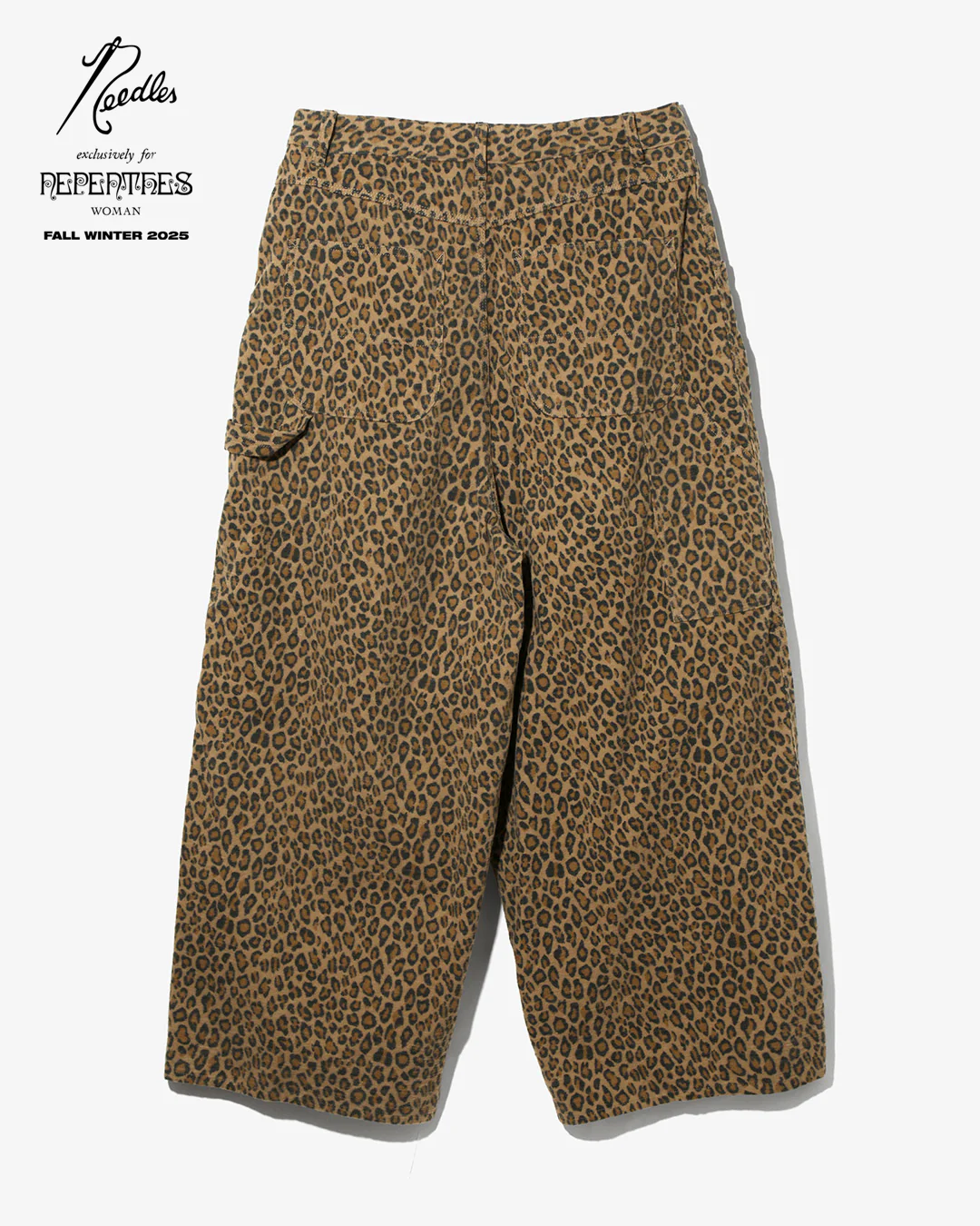 Nepenthes Special - Women's H.D. Painter Pant - Leopard - Brushed Sateen - Image 2
