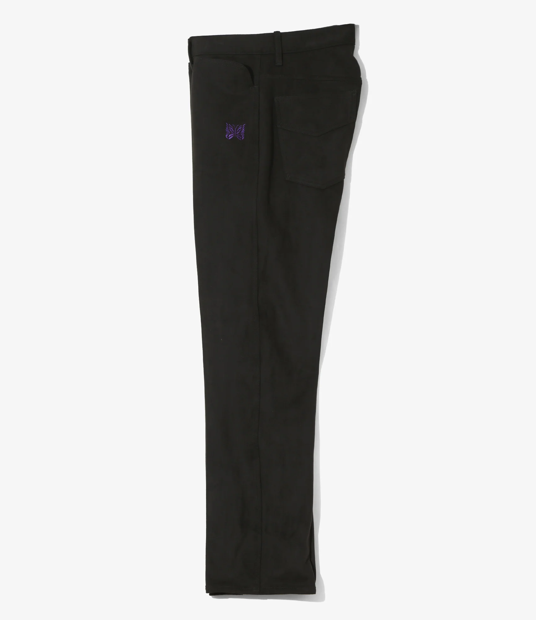 Straight Jean - Black - Synthetic Suede - Image 4