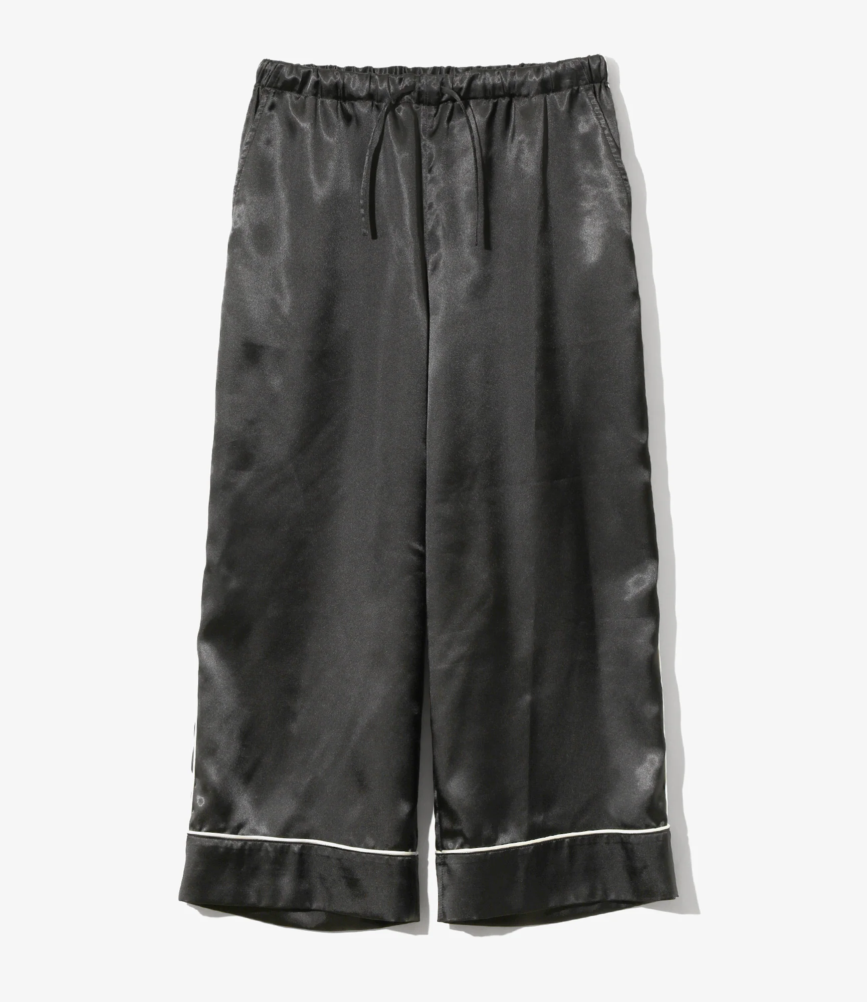 Women's String Easy Pant - Black - Poly Sateen