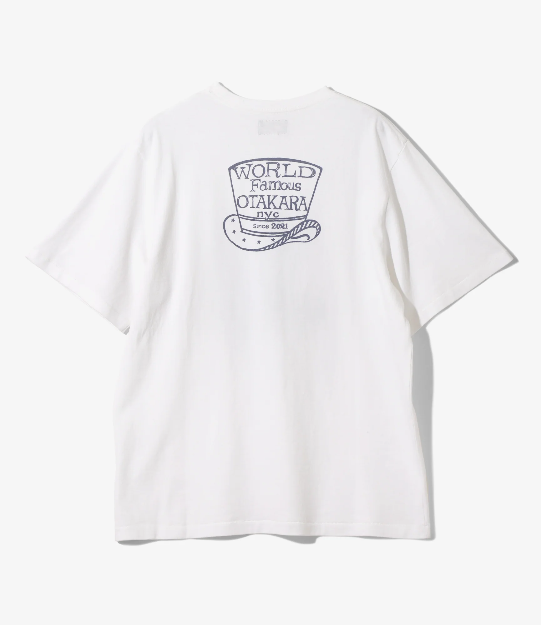 Printed Tee - White - World Famous - Image 3
