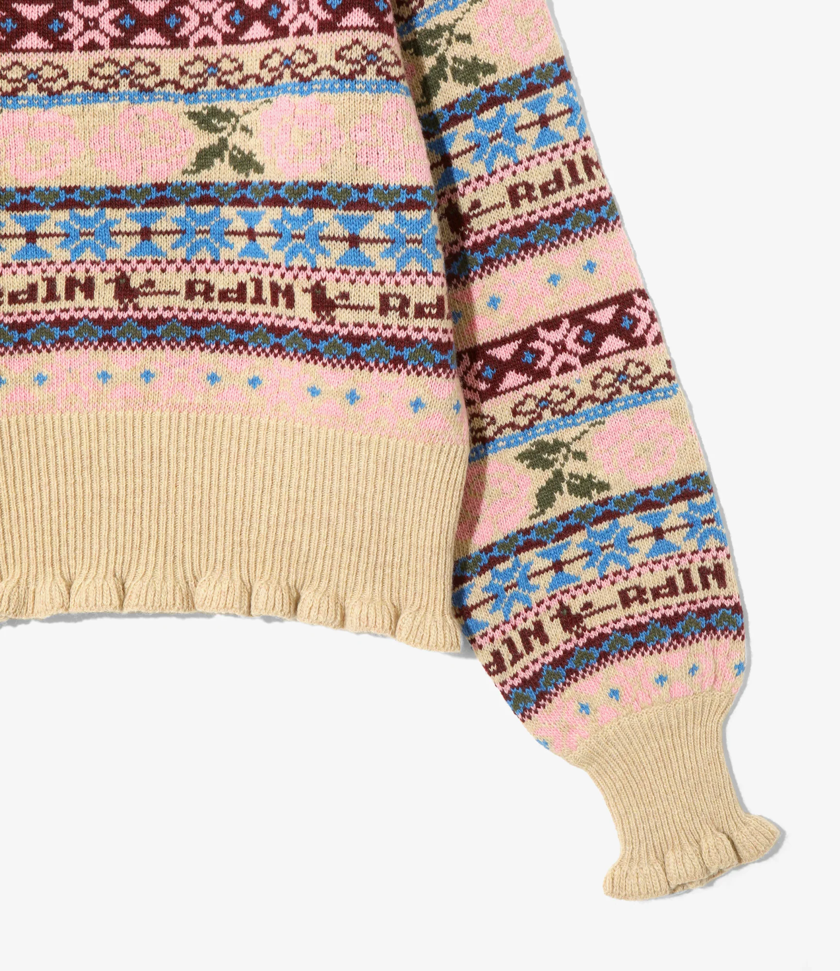 Fair Isle Sweater - Beige - Image 3