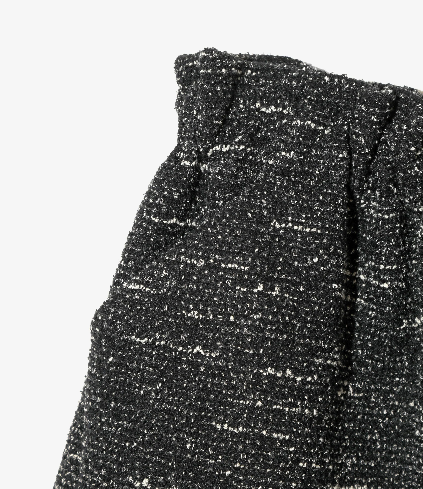 Women's Boxer Short Pant - Bonding Tweed - Black - Image 3