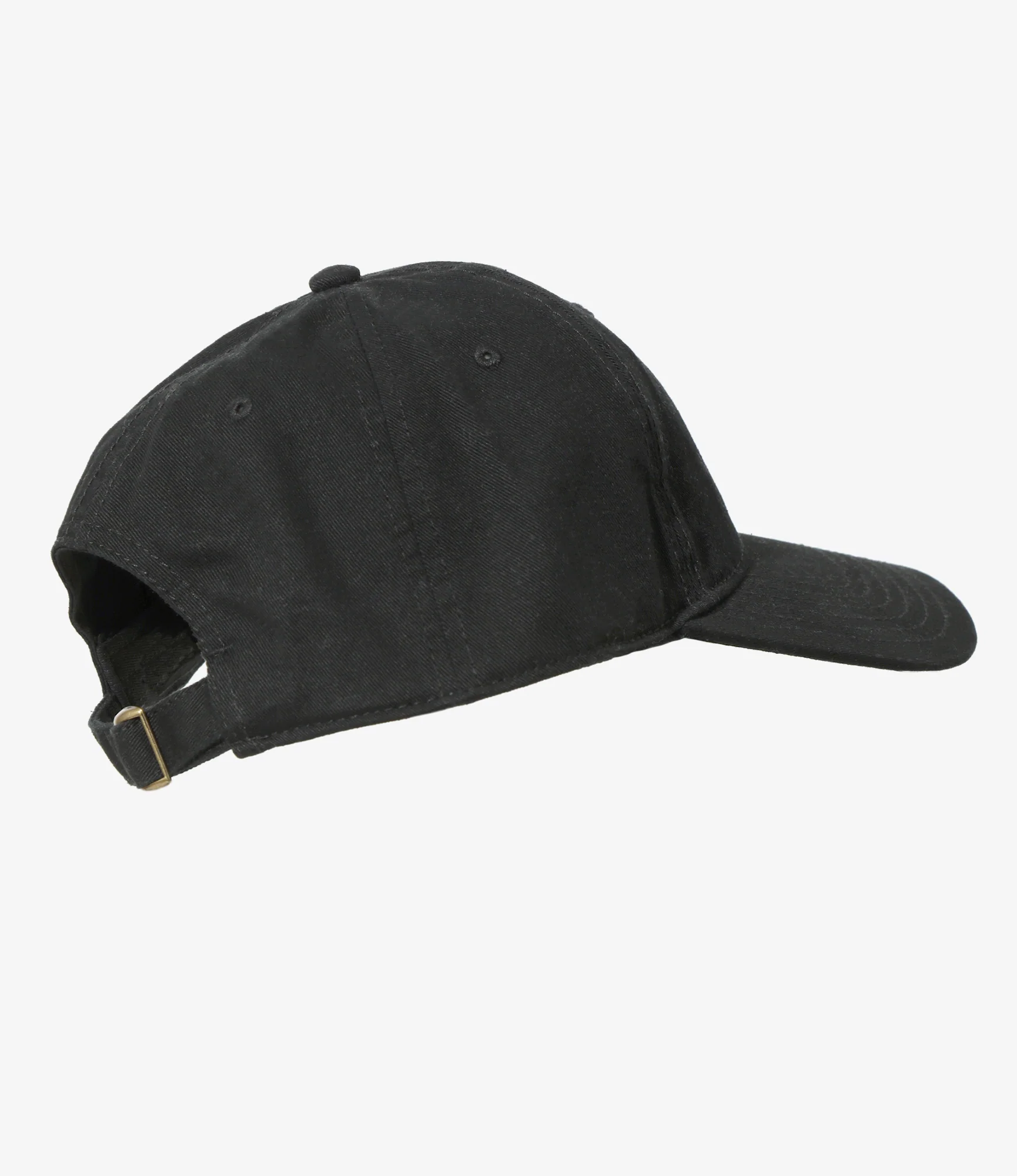 Strap Back Cap - Black - S&T Emb. - Image 4