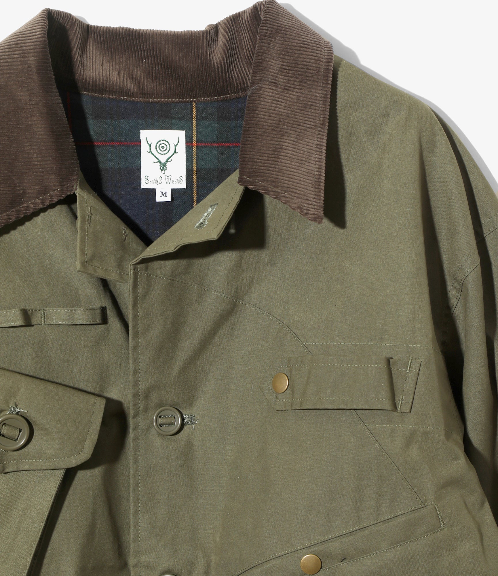 Tenkara Shirt Jacket - Olive - Waxed Cotton - Image 2