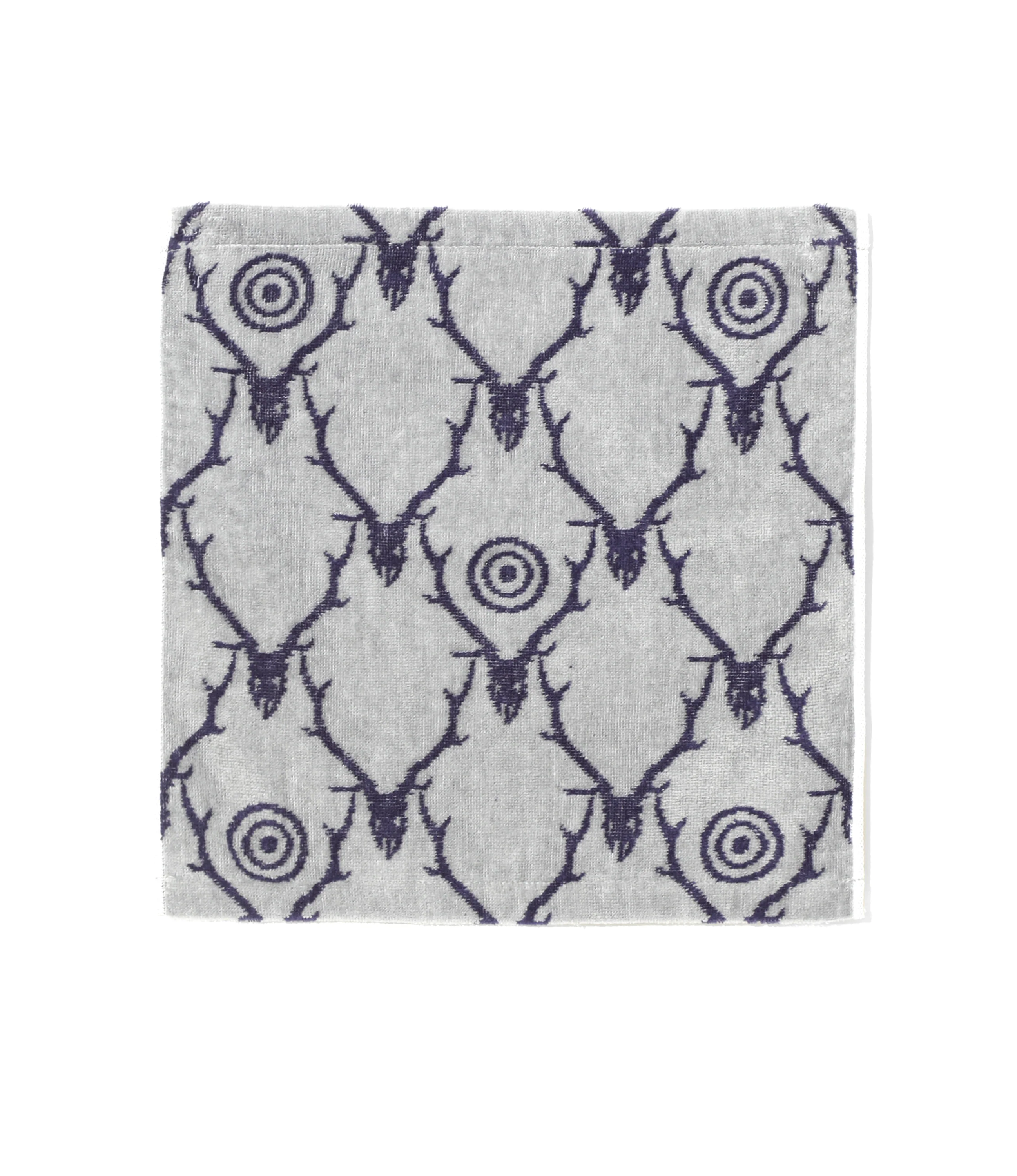 Wash Cloth - Grey/Purple - Cotton Pile Jq/Skull & Target - Image 2
