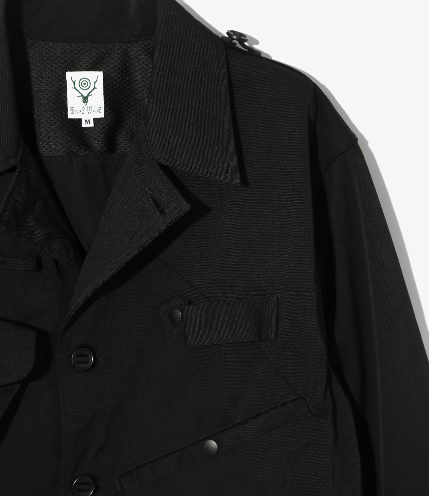 Tenkara Shirt - Black - Nylon Twill - Image 2