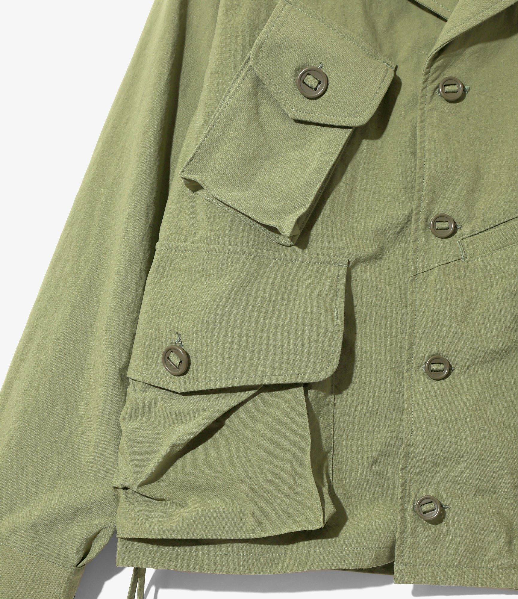 Tenkara Shirt - Lt. Olive - Nylon Oxford - Image 3